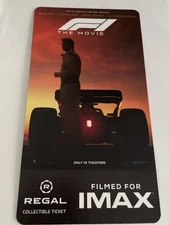 F1: The Movie IMAX Collectible Card Movie Ticket Regal Edwards Limited Edition