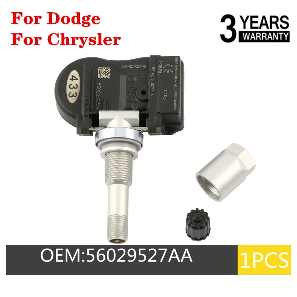 Set 4 NEW TPMS Tire Pressure Sensors 68078768AB For Dodge Grand Caravan 2008-10 - Image 3 of 4