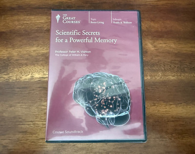 Great Courses : Scientific Secrets for a Powerful Memory (CD) FREE SHIPPING