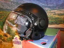 Vespa Helmet Casco S Visor Notte Black DOT PX/LX/Primavera/GT/GTS 606955M02VN X1