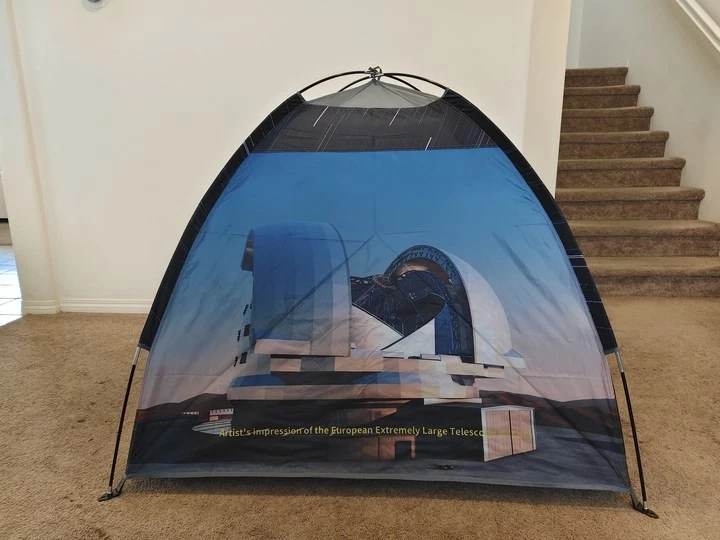 Tienda para niños Galaxy Space World - Casa de juegos domo con postes, regalo de Navidad Foto 3 de 4