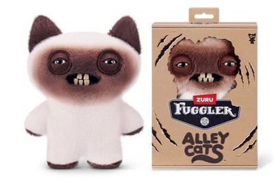 Fuggler Alley Cats Series Set of 6 Plush 9” Funny Ugly Monster
