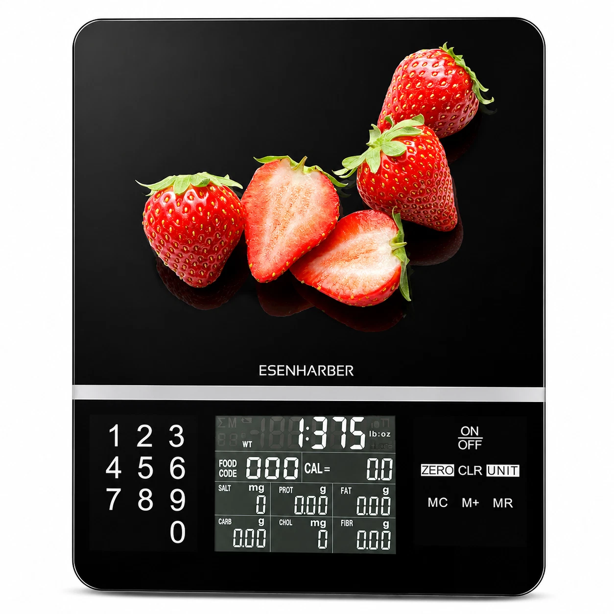 Food Scale with Nutrition Calorie Calculating for Meal Prep Digital Display