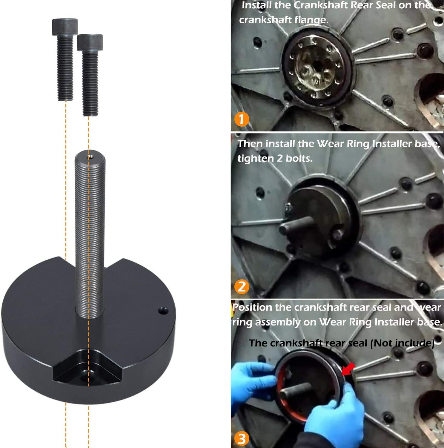 Crankshaft Rear Main Seal&Wear Ring Installer Tool For 4.5/6.0/6