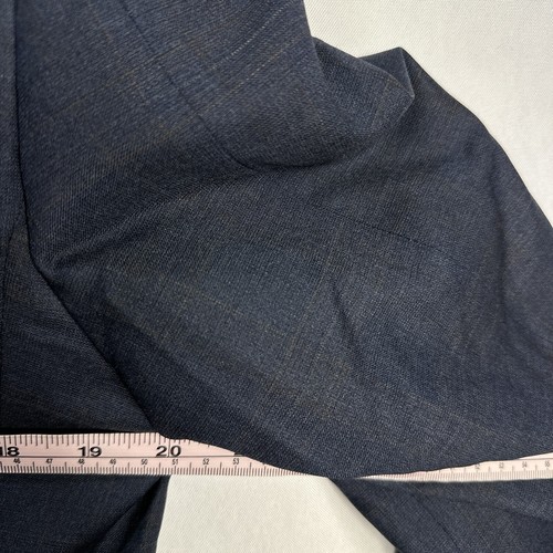 NWT Canali Mens Sport Coat Navy Blue Windowpane US 38R Wool Blazer Stretch 13290 - Picture 16 of 18