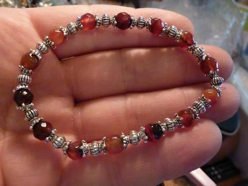 Bracelet en cornaline