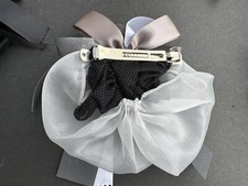 New Hair Barrette with Net Bun Net Hair Net Ribbon Bun