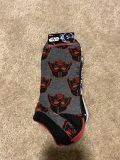Boy  s New Disney Star Wars Socks Size 6-12. 4 Pairs