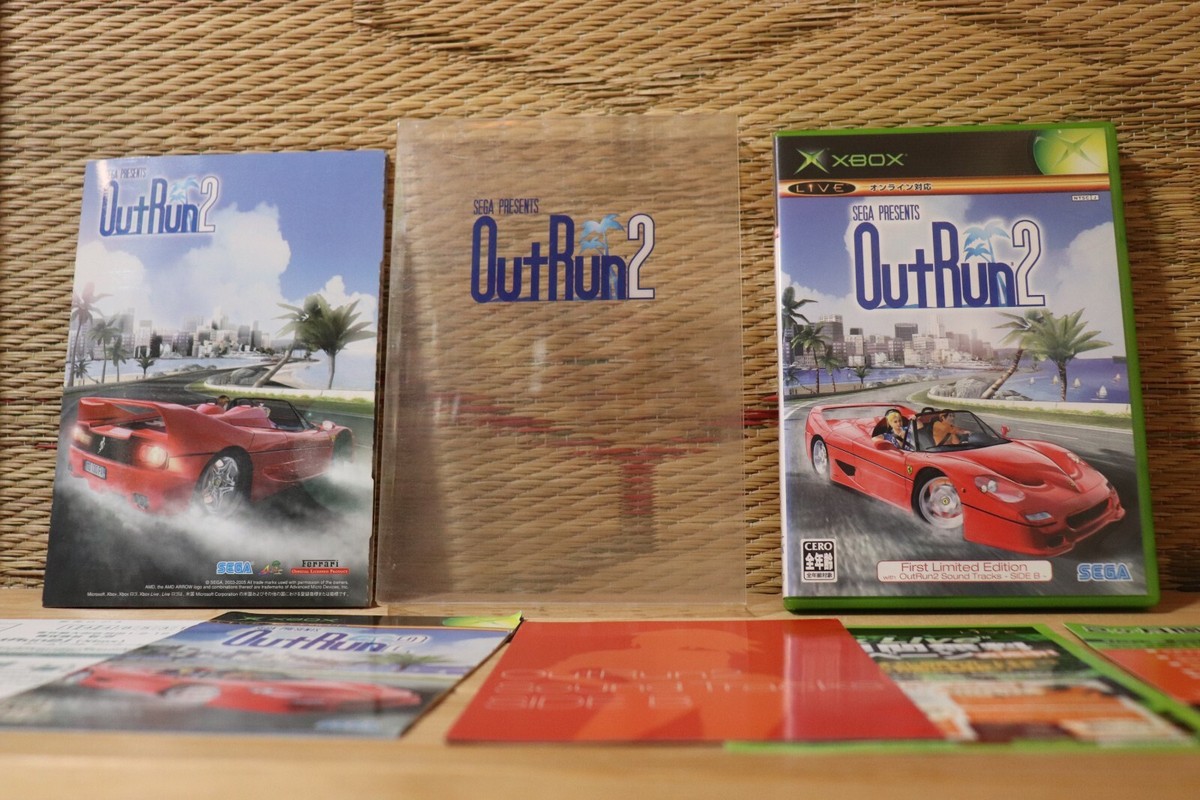 Outrun 2 First Limited Edition Complete Set! Japan Xbox XB Outrun 2 First Limited Edition Complete Set! Japan Xbox XB