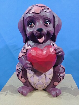 Jim Shore 6006224 Love Is A Faithful Friend - Pint Sized Dog