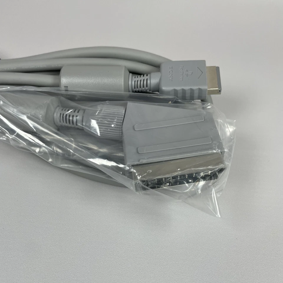Sony PlayStation SCPH-1050 Offcial RGB SCART Cable PS1 PS2 NEW from Japan - Image 2 of 4