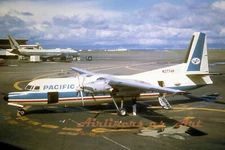 Pacific Airlines Fairchild F-27A N2774R at SFO in May 1967 8"x12" Color Print