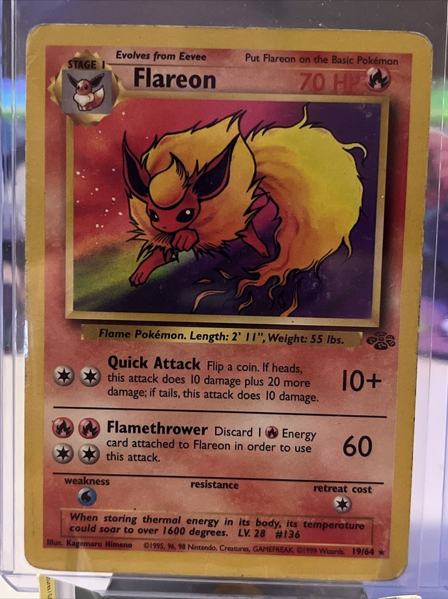 rare flareon card ex Shiny Super  Fantastical Parade (B2) #225  Pokmon TCG Pocket [Water]2 Pokmon TCG Flareon Jungle 19/64