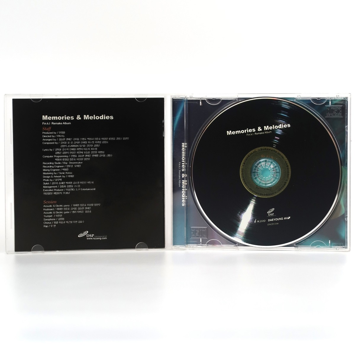 Fin.k.l - Memories & Melodies Remake Album CD 2001 K-Pop