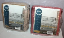 LOT OF 2 NESTL STYLE & COMFORT DUVET COVER SETS (QUEEN SIZE)