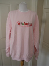 Women's Christmas Sweatshirt Pink XL M C Sportswear "Grandma Next .." 98