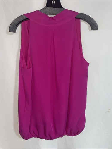 JOIE Womens Sleeveless Silk Top Elastic Waist Size S New Pink - Picture 4 of 6