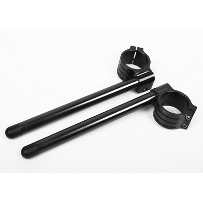 43mm Clip-On 7/8 Handlebars Raised for Yamaha YZF-R6 1999-2004 R6S 06 ...