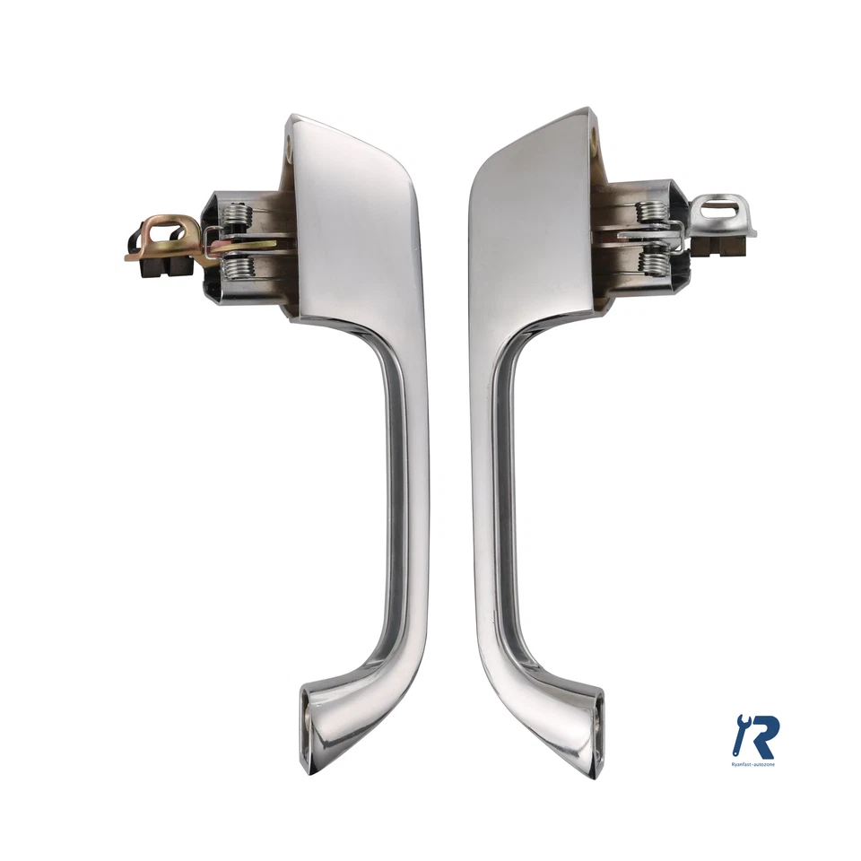 Exterior Door Handle Set Chrome Outer Outside for Chevy GMC Pickup Truck Foto 2 de 4