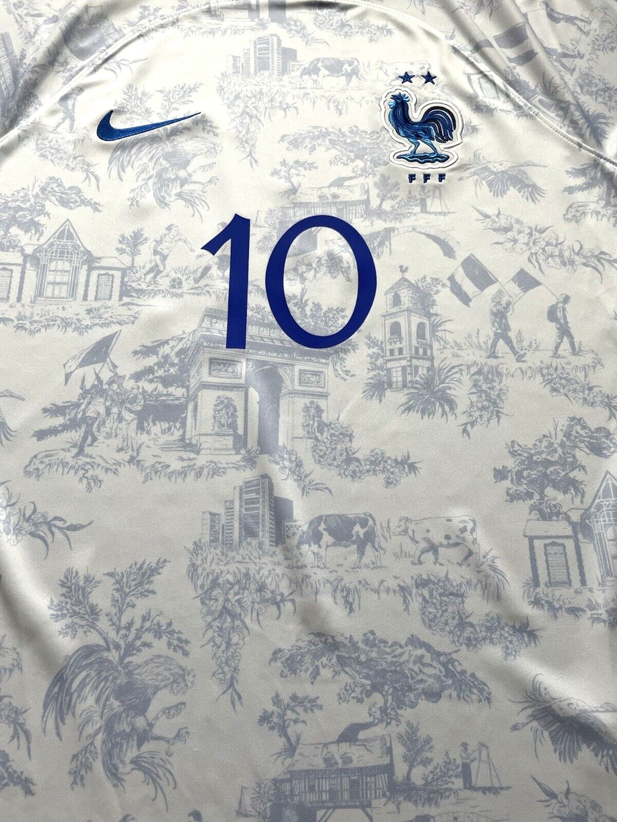 2022/23 France Away Jersey #10 Mbappe XL Nike World Cup