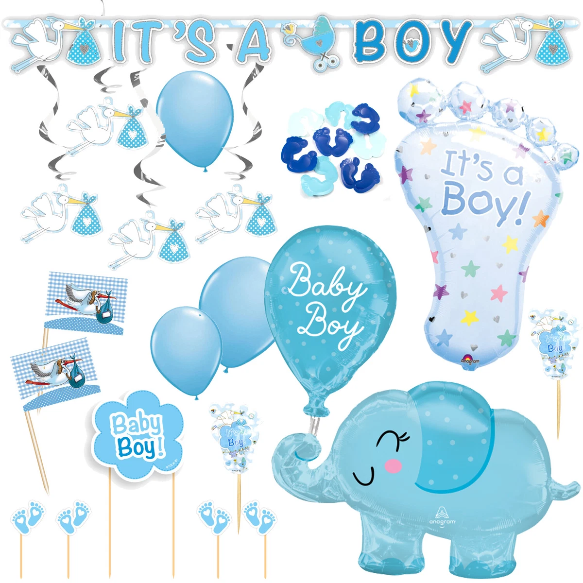 KAPSING Babyparty Deko Neutral, 100 Stück Baby Sho Produktbild-Vorschau 3