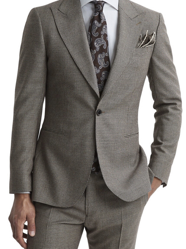 【海外限定】REISSジャケット☆Double-Breasted Peak-Lapel Wove NWT REISS Blazer Linen Double Breasted Peak Lapel Sports