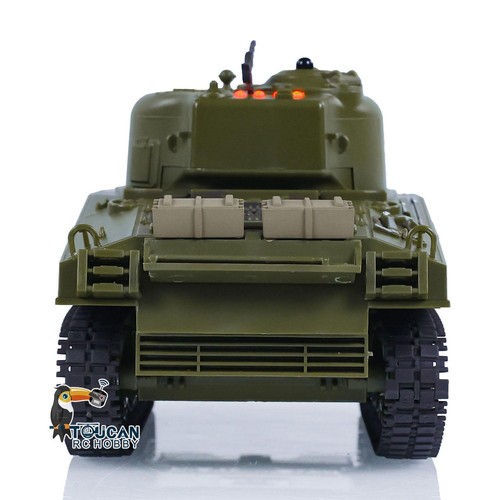 1/30 2.4G Heng Long RC Battle Painted Assembled Tank Sherman M4A3 3841-01 Tanks - Picture 11 of 11