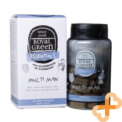 Royal Green Multi Vitamin Und Mineral- für Herren 60 Tablets Immunsystem Energie