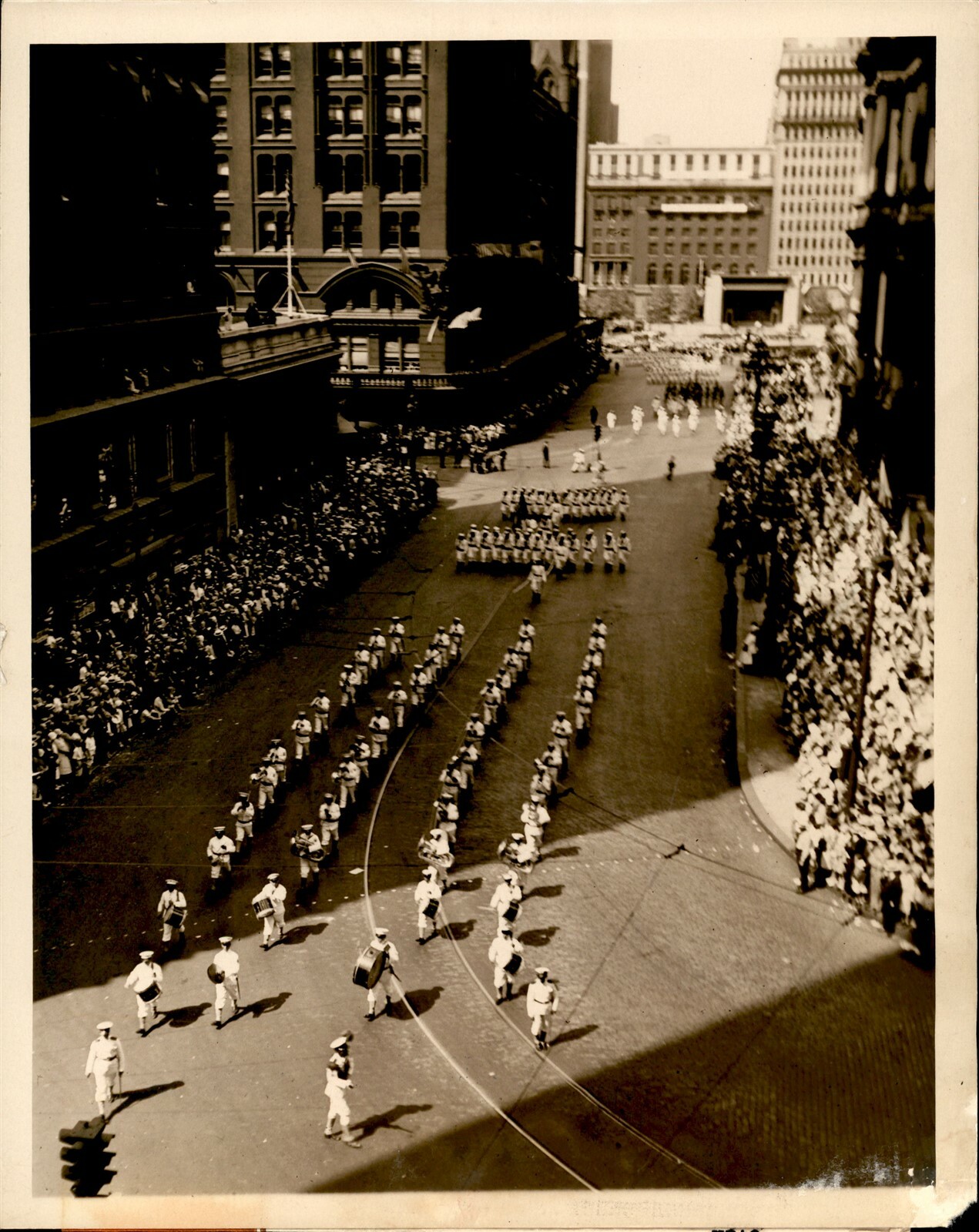GA102 Original Underwood Photo PREPAREDNESS DAY PARADE Philadelphia PA