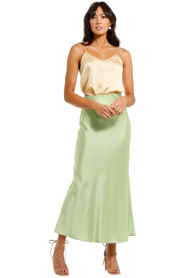 BEC AND BRIDGE Apple Eyes Maxi Satin Skirt Size 8 AU Pre owned