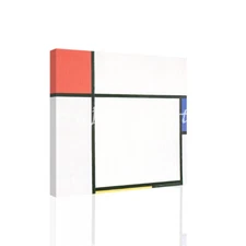 Composition-Mondrian - - CANVAS OR PRINT WALL ART
