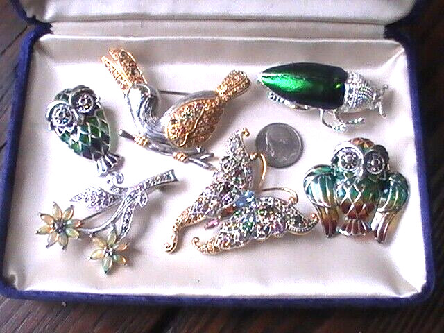 LOVELY Multi Gemstone Ruby Opal Exotic Flower Dai… - image 10