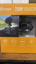 YADA 720P Roadcam Universally Compatible Window Mounted Dash Cam, 2" LCD Display