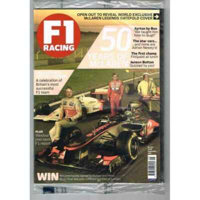 F1 Racing Magazine September 2013 mbox3009/b 50 Years of McLaren