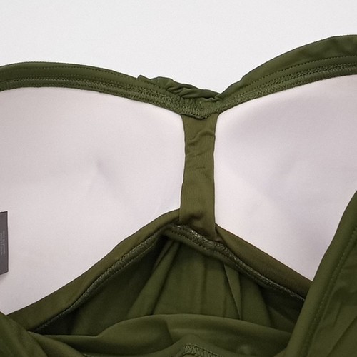 Vince Camuto Tankini Womens Medium Sanremo Draped Bandini Swim Top Fern Green M - 第 10/12 張圖片