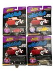 Lot Of 4 Johnny Lightning Diecast Hot Rods Limited Ed Flathead Flyer (5)