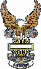 1976 Center Eagle Decal for Harley 76 FX FXE SUPERGLIDE Liberty AMF BiCentennial