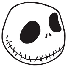 Jack Skeleton sticker Decal Car Weatherproof vinyl Funny nightmare before XmAS