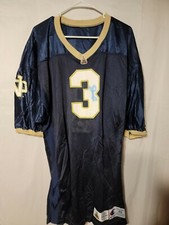 VINTAGE 1994 CHAMPION NOTRE DAME BOOKSTORE FOOTBALL JERSEY - SIZE 48 Signed 