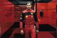 Antonio Giovinazzi "Ferrari Racing" autograph signed 20x30 cm picture