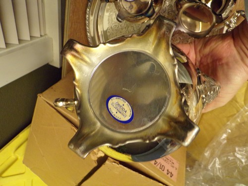 Onieda Silversmiths 1978 W.A. Rogers SilverPlated Holloware 4-Piece Coffee Set - Picture 14 of 20