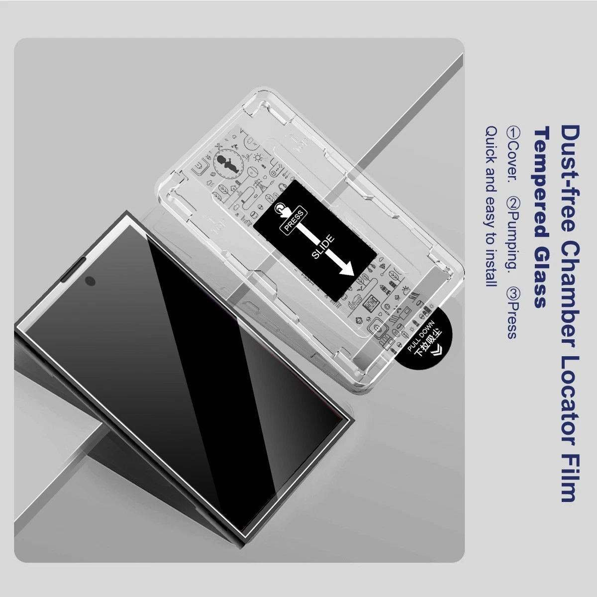 Imak Dust Free Tempered Glass Film For ZTE nubia Z70 Ultra RedMagic 10 Air Pro + - Picture 13 of 15