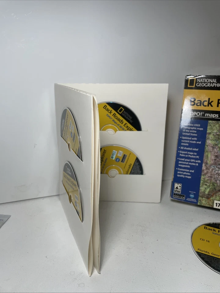 National Geographic Back Roads Explorer 3D – 17 CD Set –Windows 95/98/2000/ME/XP - Image 2 of 4