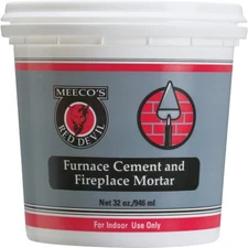 Meeco's Red Devil 1 Qt. Gray Furnace Cement & Fireplace Mortar 1354 Meeco's Red
