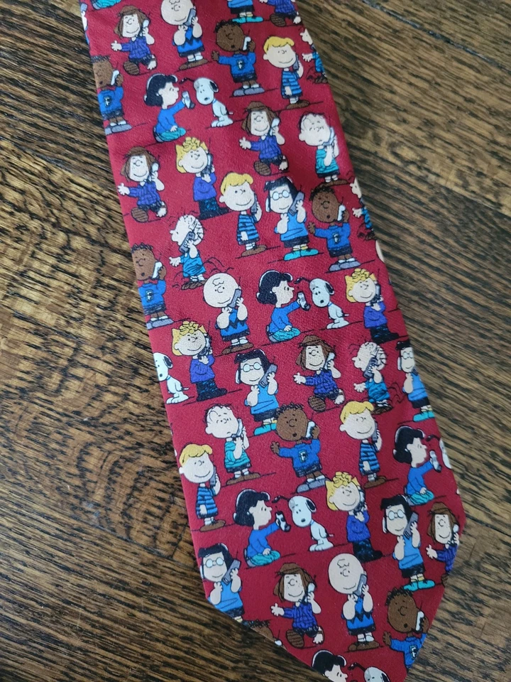 Snoopy Peanuts & Charlie Brown Lot Of 3 Neckties - See Pictures and Read - Image 4 of 4