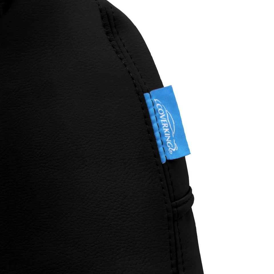 For Porsche Cayman 06-12 Genuine Leather 1st Row Black Custom Seat Covers - Изображение 4 из 4