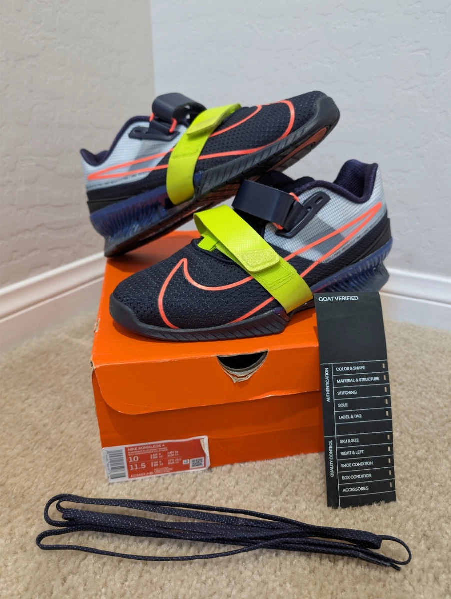 Nike Romaleos 4 Blackened Blue Cyber for Sale | Authenticity