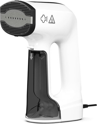 Vakuum Hand Garment Steamer, Tragbarer Wäsche Dampfgarer & Falten Weiß