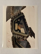 NASA STS 63 Eileen Collins Waves From Inside Shuttle Discovery Cabin Press Photo