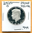 Gem 2020-S Proof Ultra-Cameo Silver (.999) Kennedy Half Dollar - Free Shipping